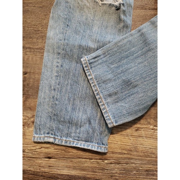 Rag & bone Boyfriend Moss Wholes Distressed Jeans Women's Sz 24 Whiskered (j - Picture 5 of 8